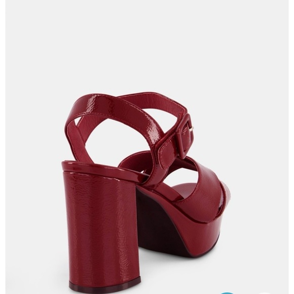 Topshop wine Platform Sandals - Picture 3 of 5